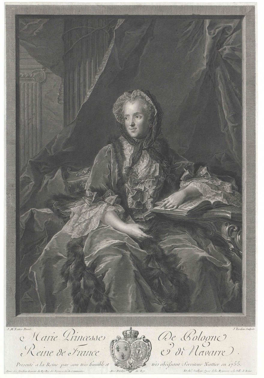 Maria Leszczynska da Artist Unknown