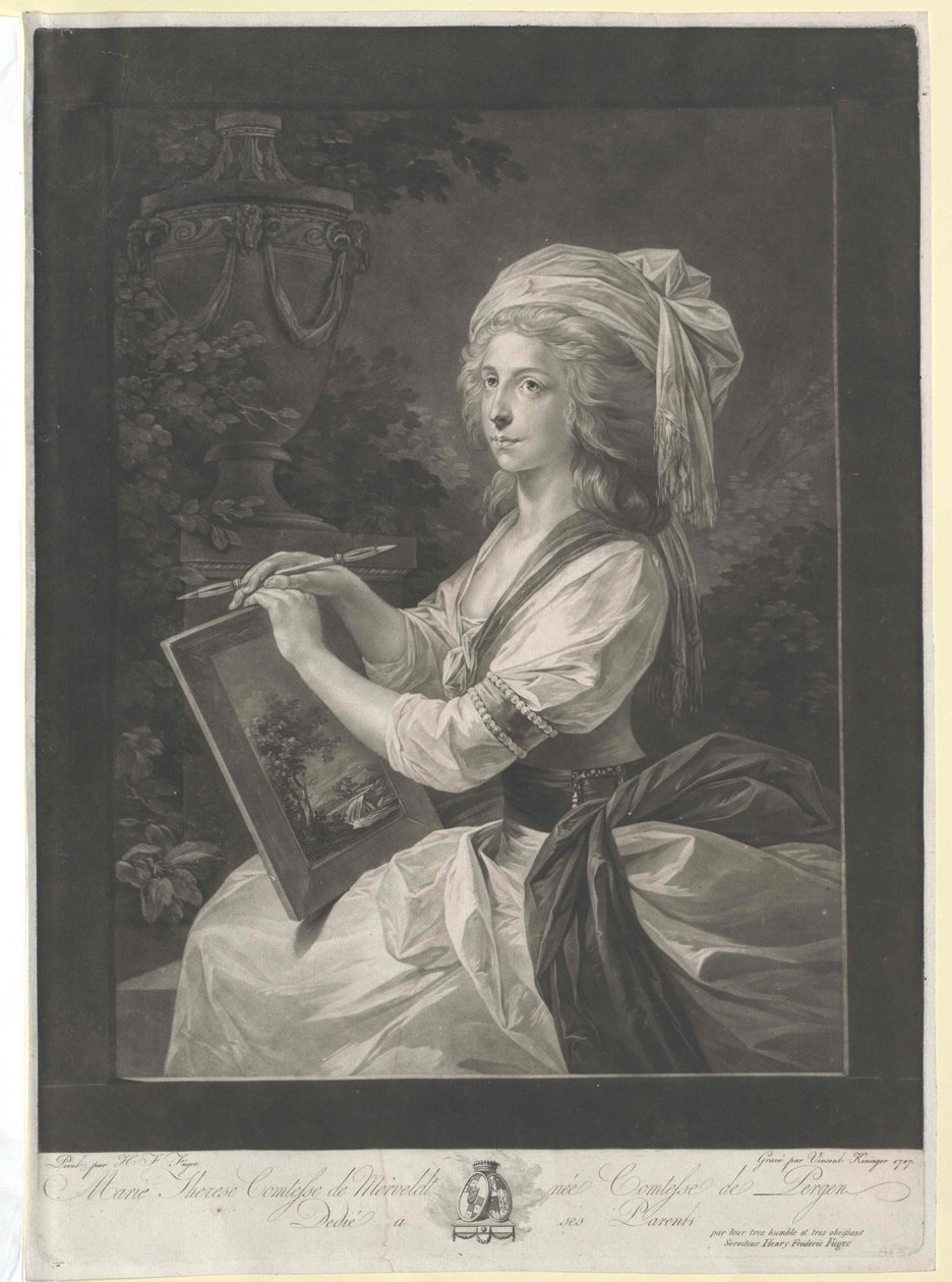 Maria Teresa contessa Pergen da Artist Unknown