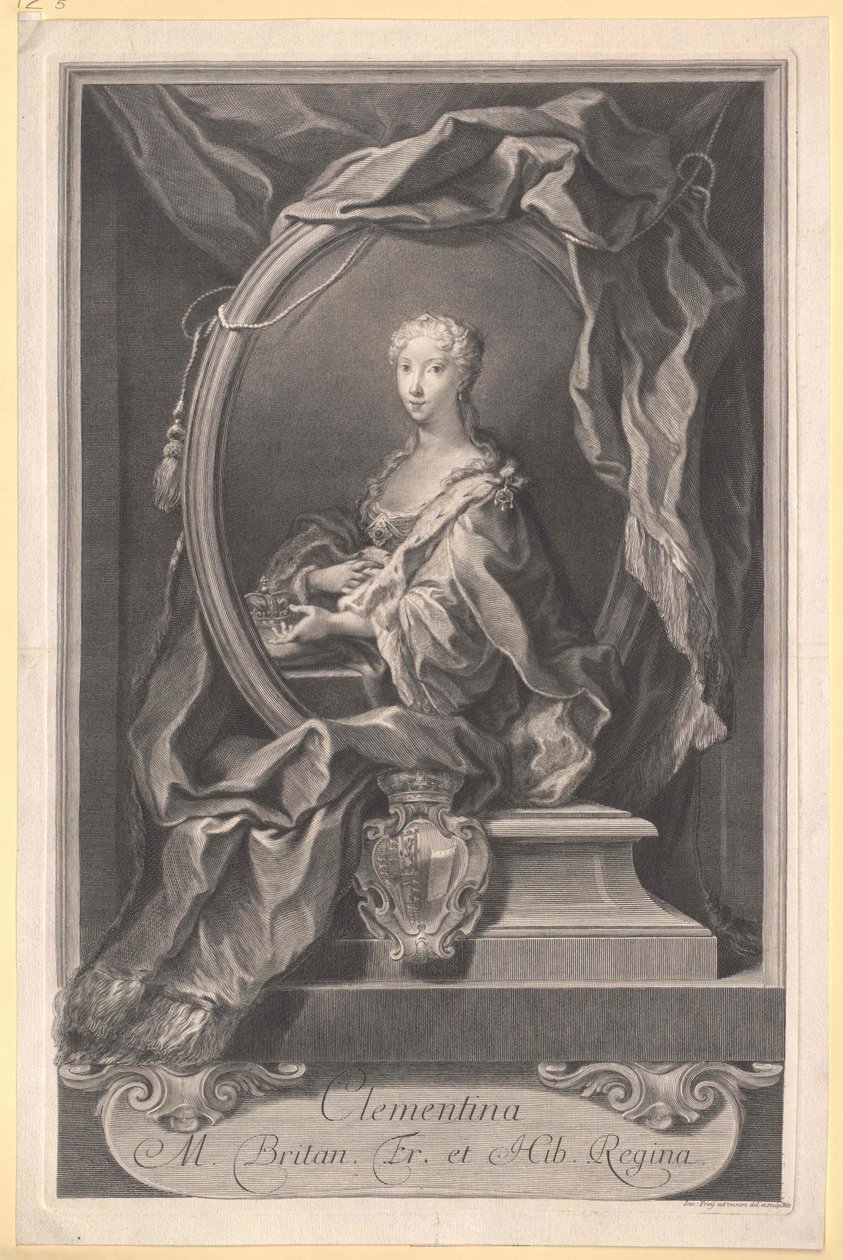 Maria clementine Sobieska da Artist Unknown