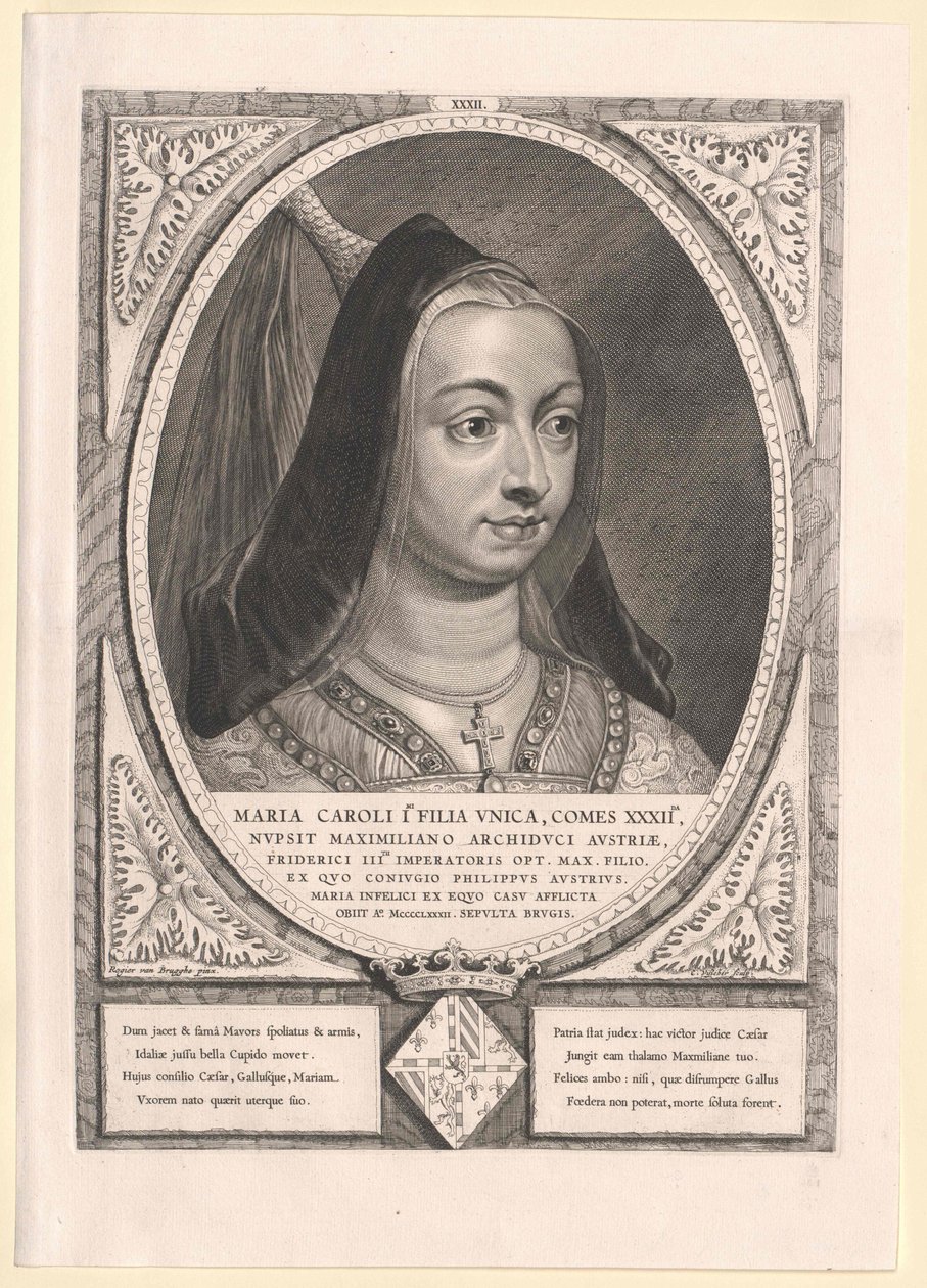 Maria di Borgogna (stampa) da Artist Unknown