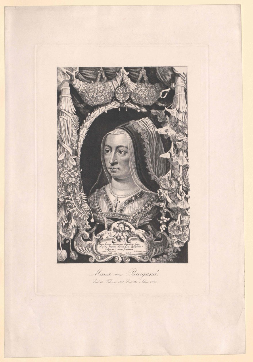 Maria di Borgogna (stampa) da Artist Unknown