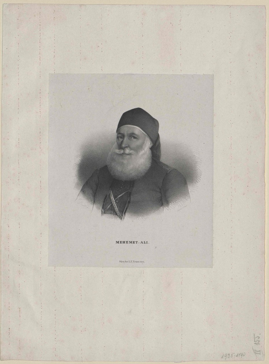 Mehemed Ali bashaw (stampa) da Artist Unknown