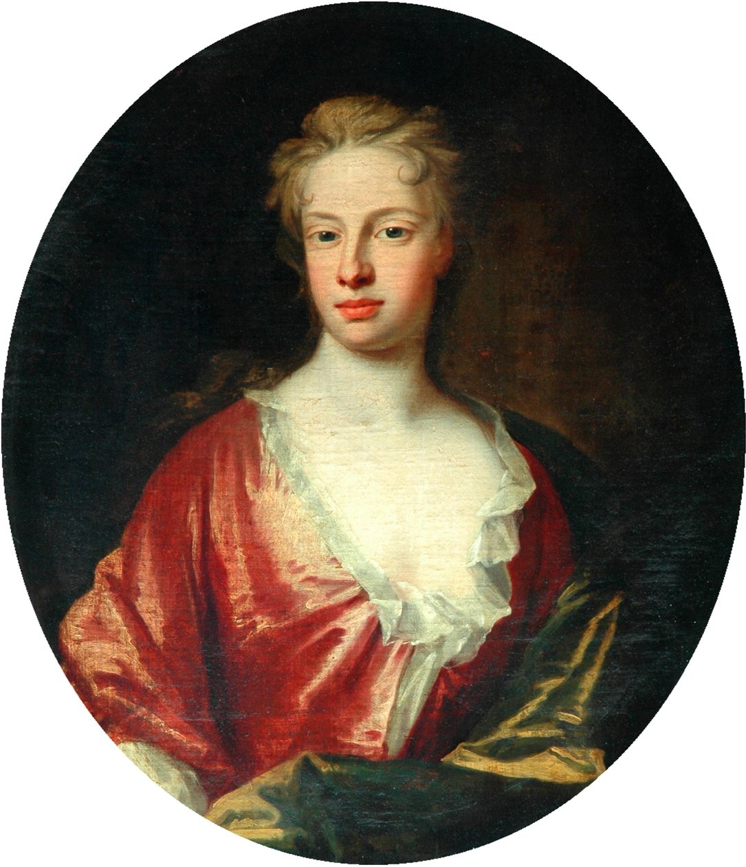 Signora Jonathan Hall (olio su tela) da Artist Unknown