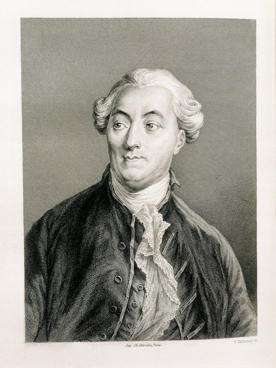 Jacques Necker, finanziere e statista svizzero al servizio della Francia (incisione) da Artist Unknown