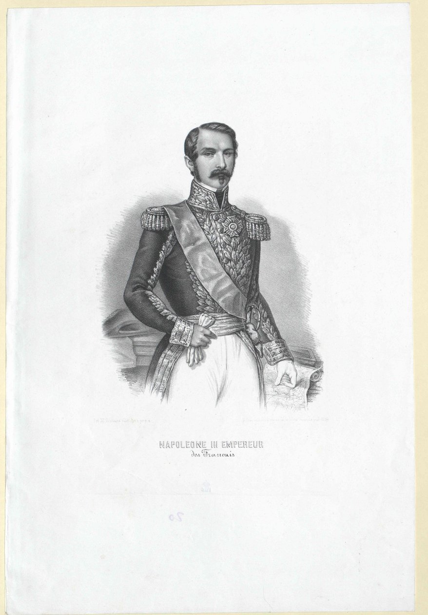 Napoleone III imperatore dei francesi, da Artist Unknown