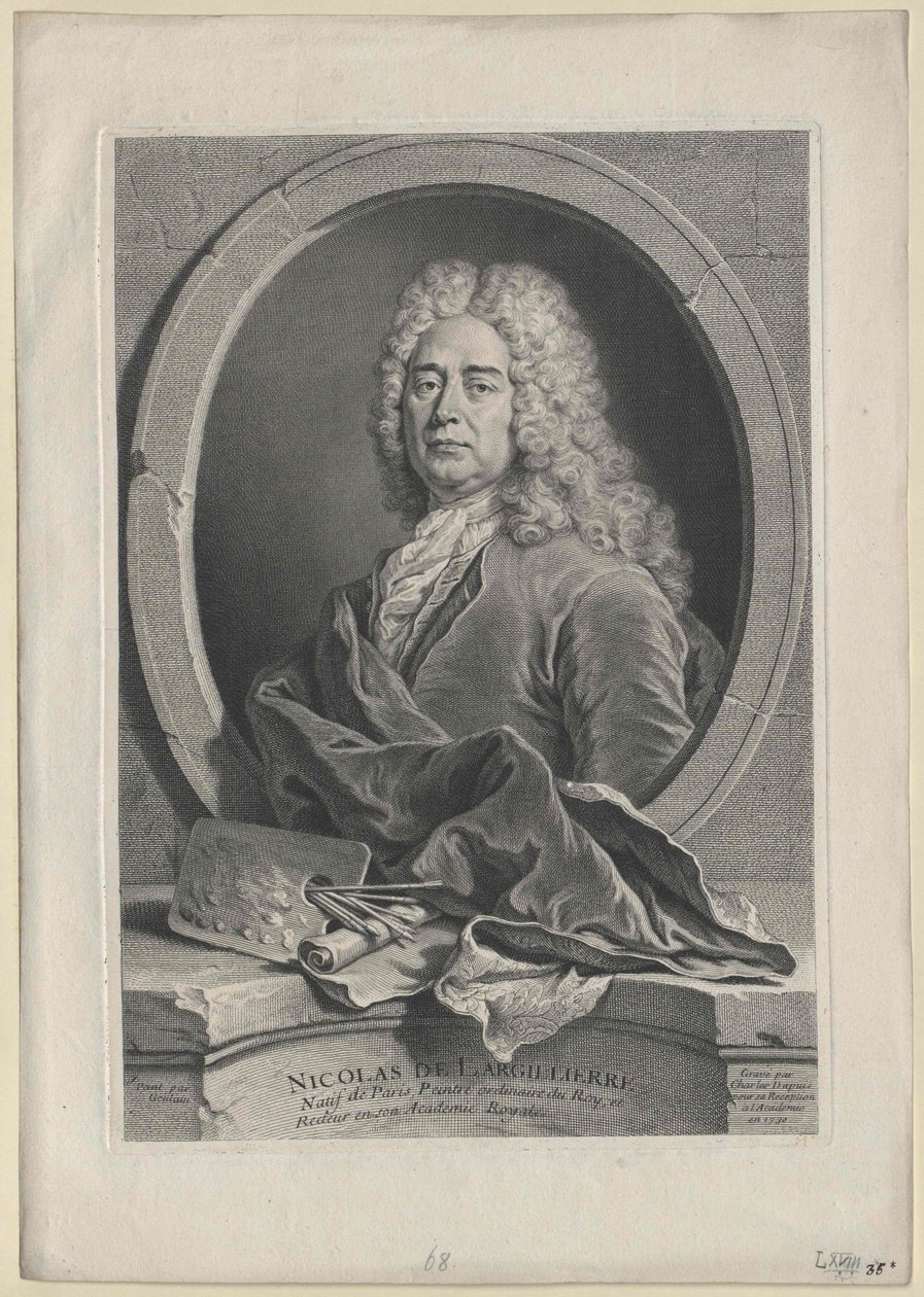 Nicolas de Largilliere da Artist Unknown