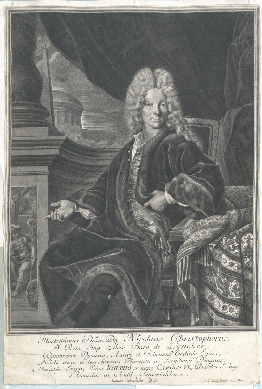 Nicolaus Christoph barone von Lyncker da Artist Unknown