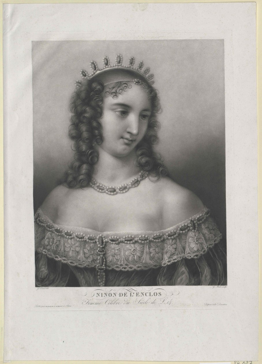 Ninon de Lenclos da Artist Unknown