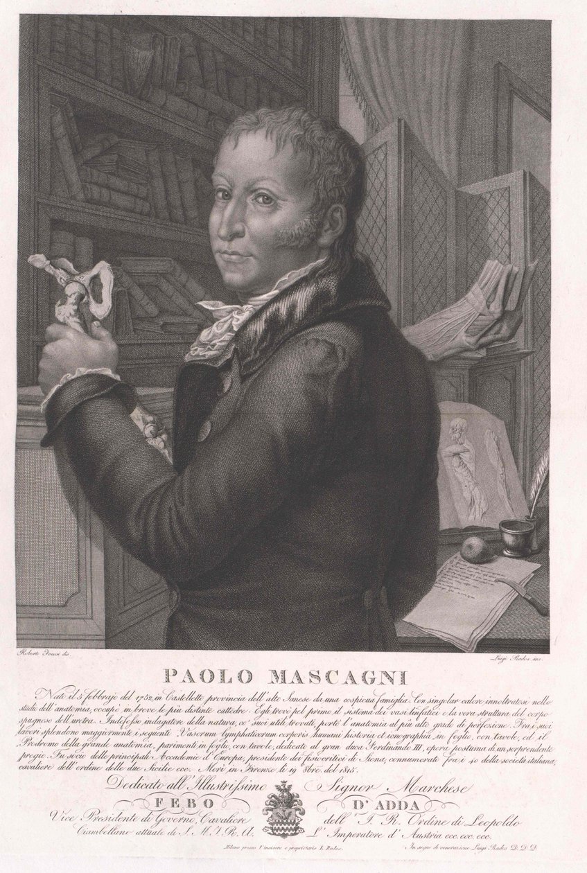 Paolo Mascagni da Artist Unknown
