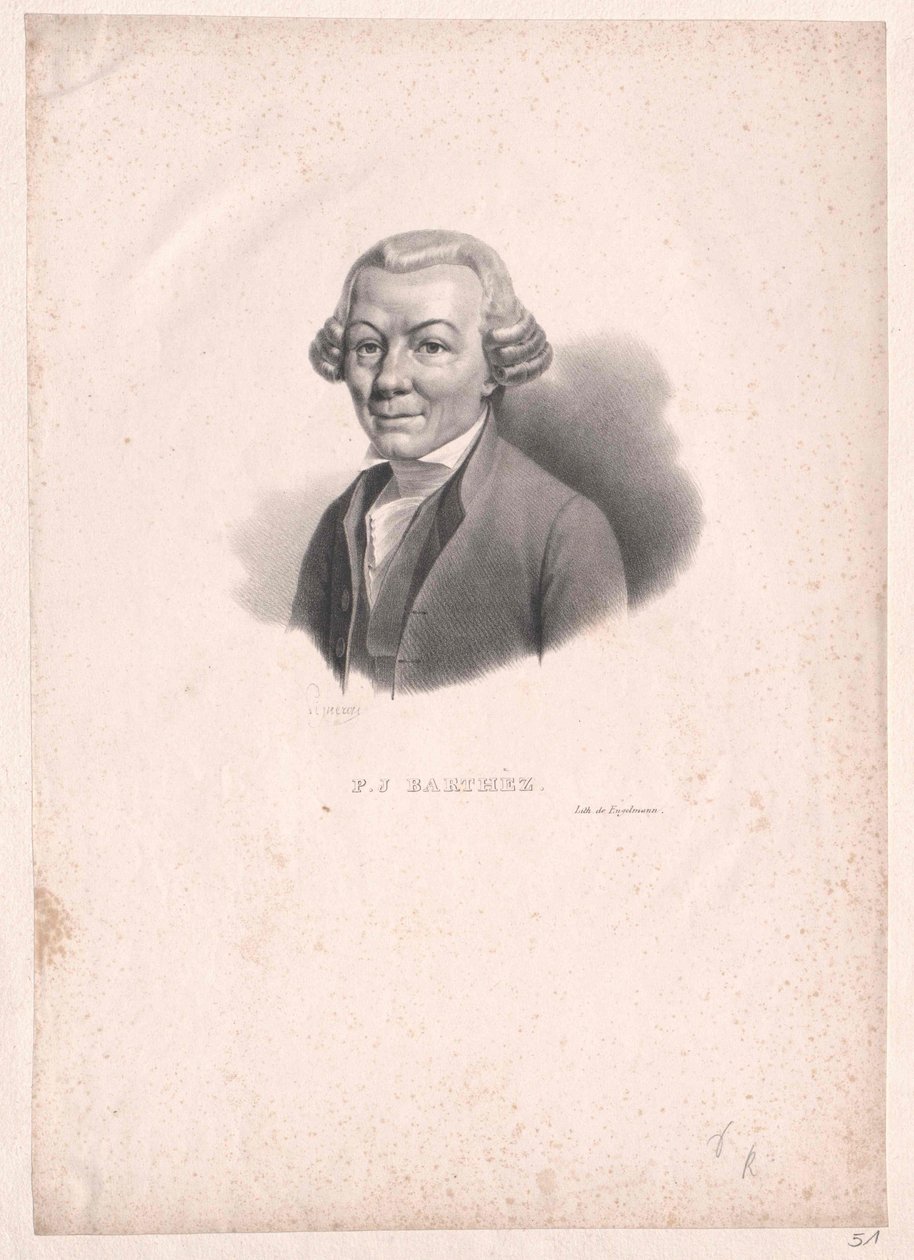 Paul Joseph Barthez da Artist Unknown