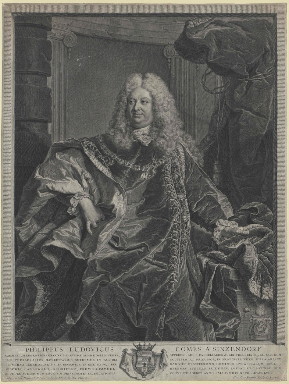 Philipp Ludwig conte Sinzendorf da Artist Unknown