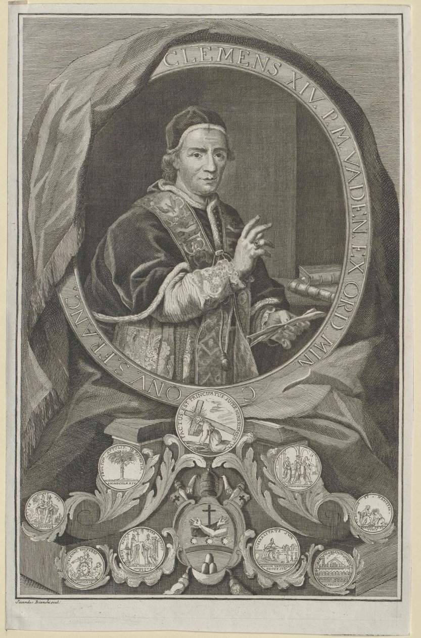 Papa Clemente XIV da Artist Unknown