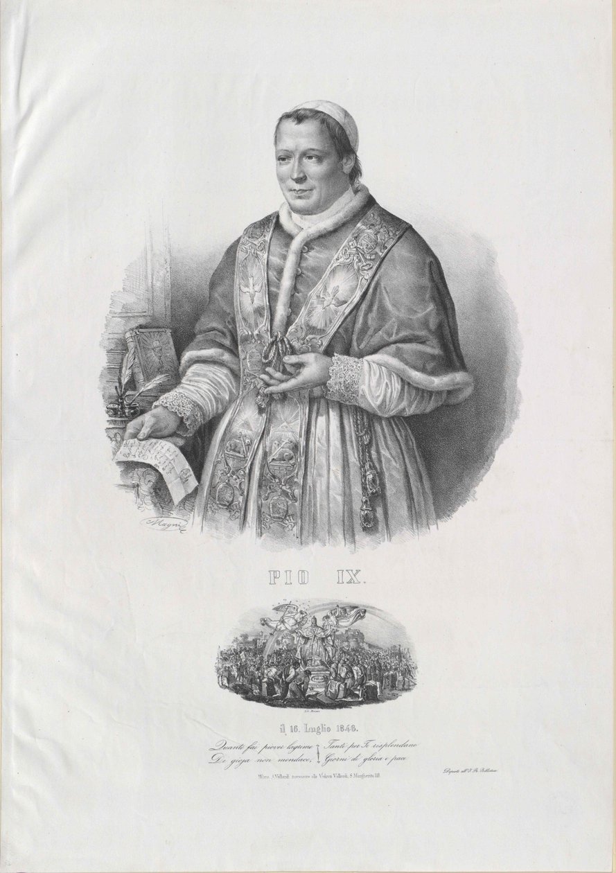 Papa Pio IX da Artist Unknown