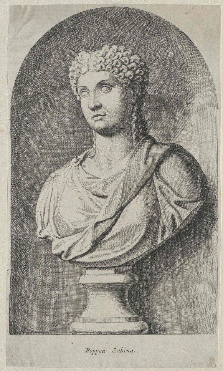Poppaea Sabina (print) da Artist Unknown