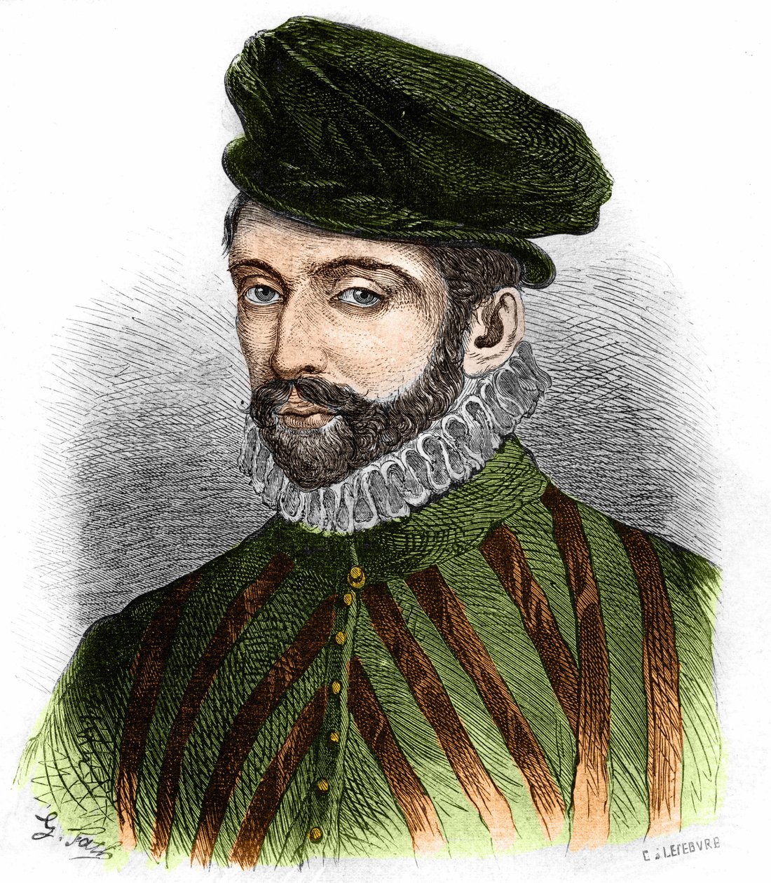 Ritratto di Nicolas de Neufville, seigneur di Villeroi, statista francese. da Artist Unknown