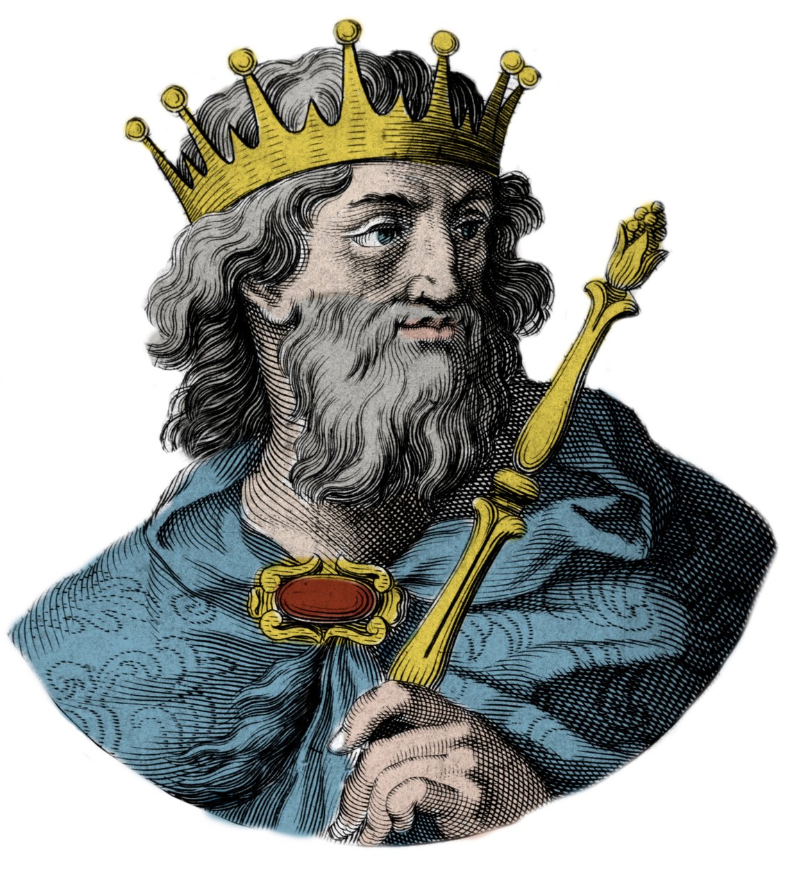 Ritratto di Alfonso VII, re di León e Castiglia da Artist Unknown