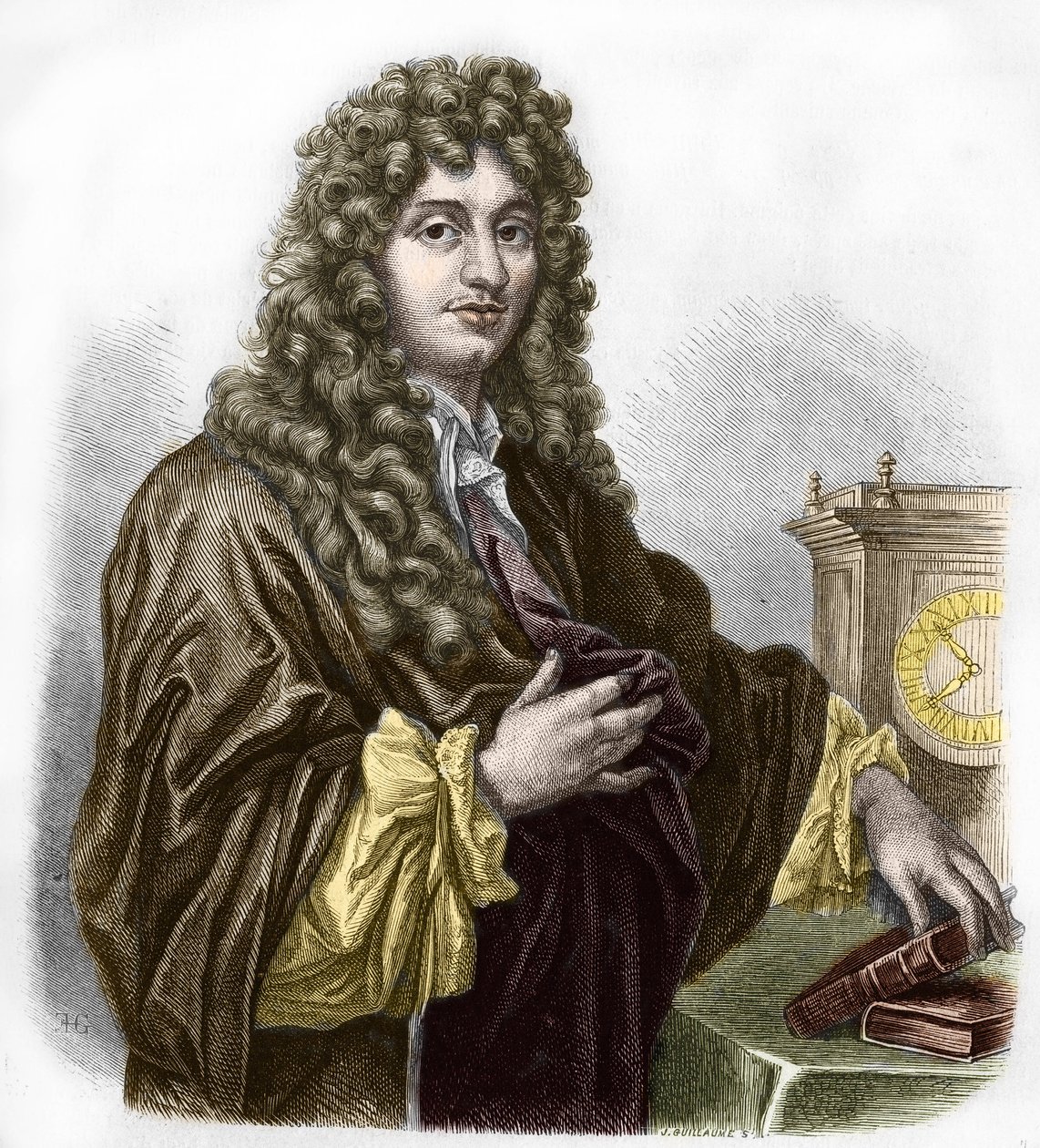 Ritratto di Christiaan Huygens, fisico e matematico olandese da Artist Unknown