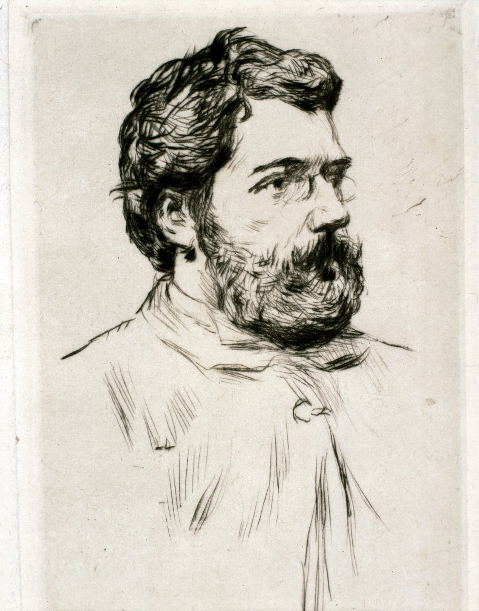 Ritratto di Georges Bizet (disegno) da Artist Unknown