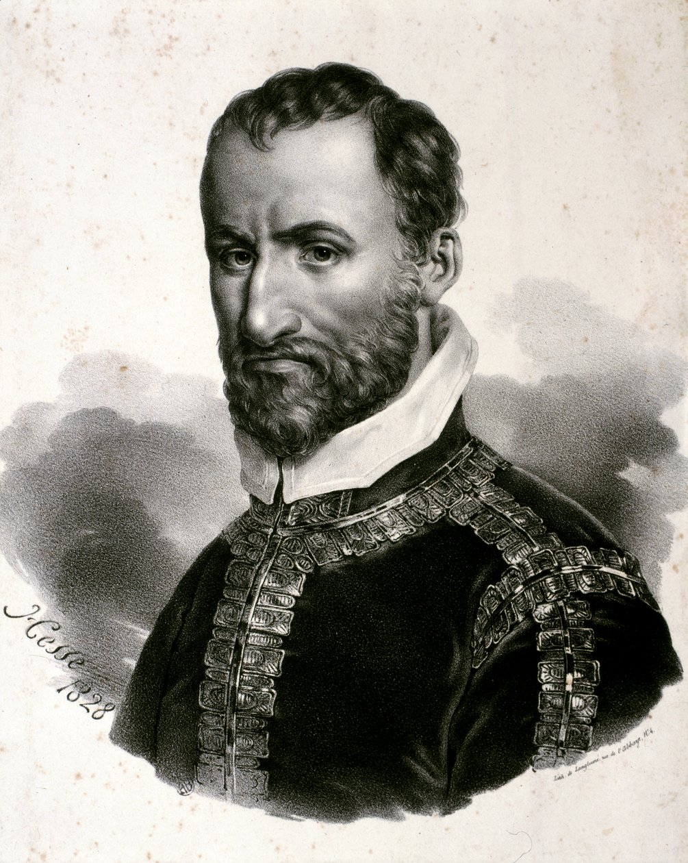 Ritratto di Giovanni Palestrina (acquaforte) da Artist Unknown