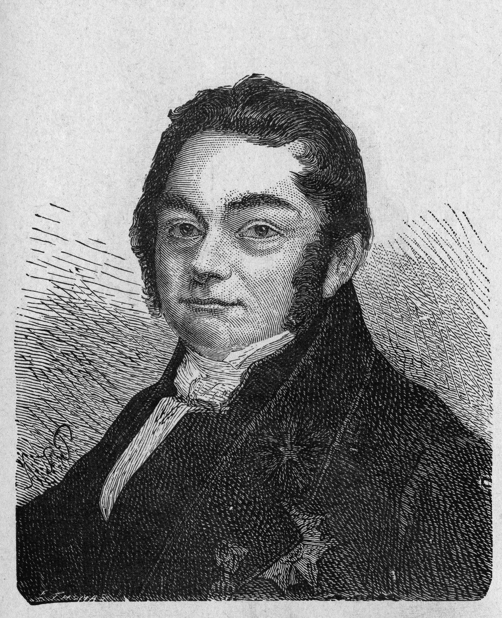 Ritratto di Jons Jacob, barone Berzélius, chimico svedese . da Artist Unknown