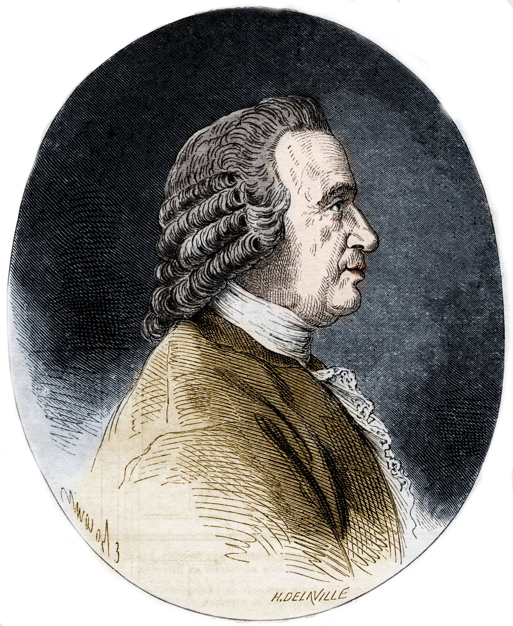 Ritratto di Louis Jean Marie Daubenton, dit Daubenton, naturalista francese. da Artist Unknown