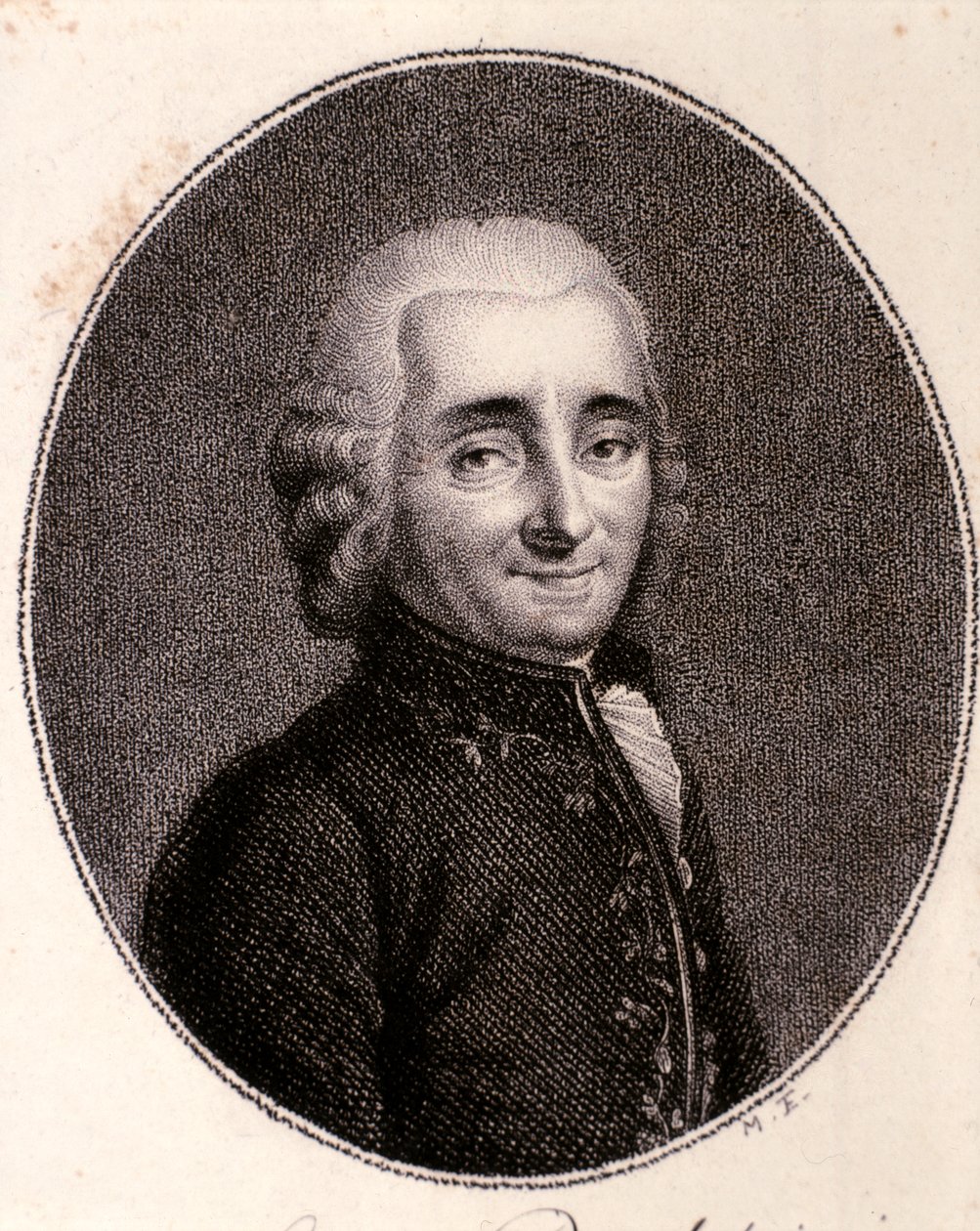 Ritratto di Luigi Ridolfo Boccherini (acquaforte) da Artist Unknown