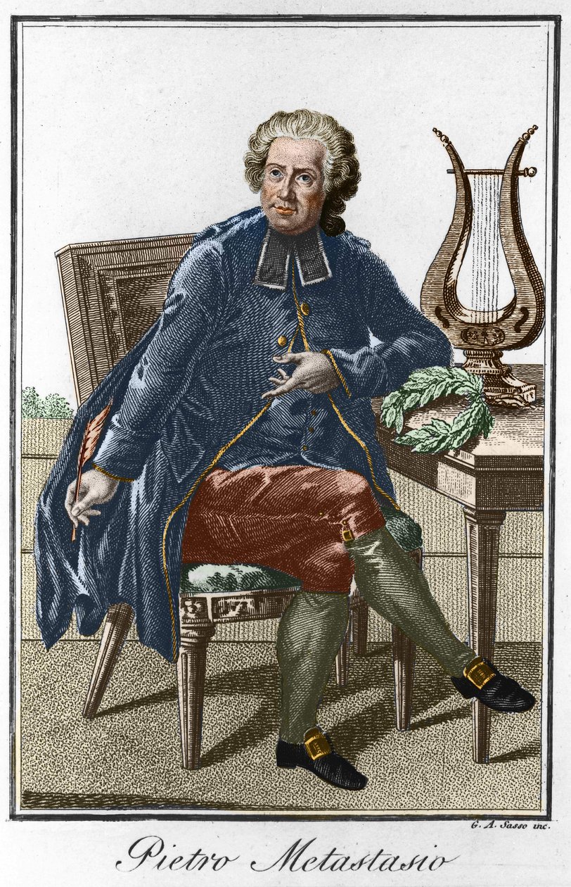 Ritratto di Pierre Metastasio . da Artist Unknown