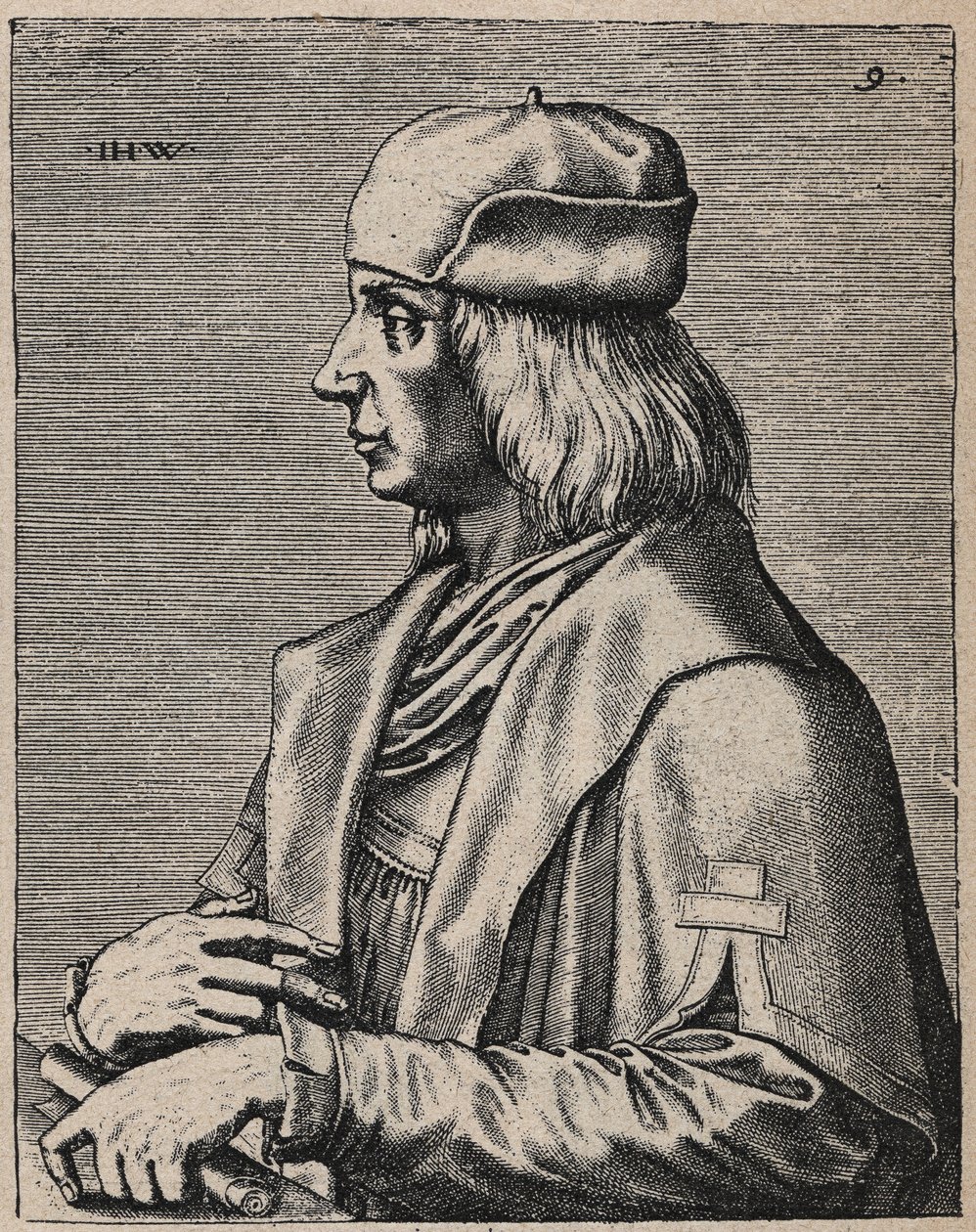 Ritratto di Quentin Matsys o Massys o Metsys o Matsijs 1466 - 1530 Pittore di tradizione fiamminga da Artist Unknown