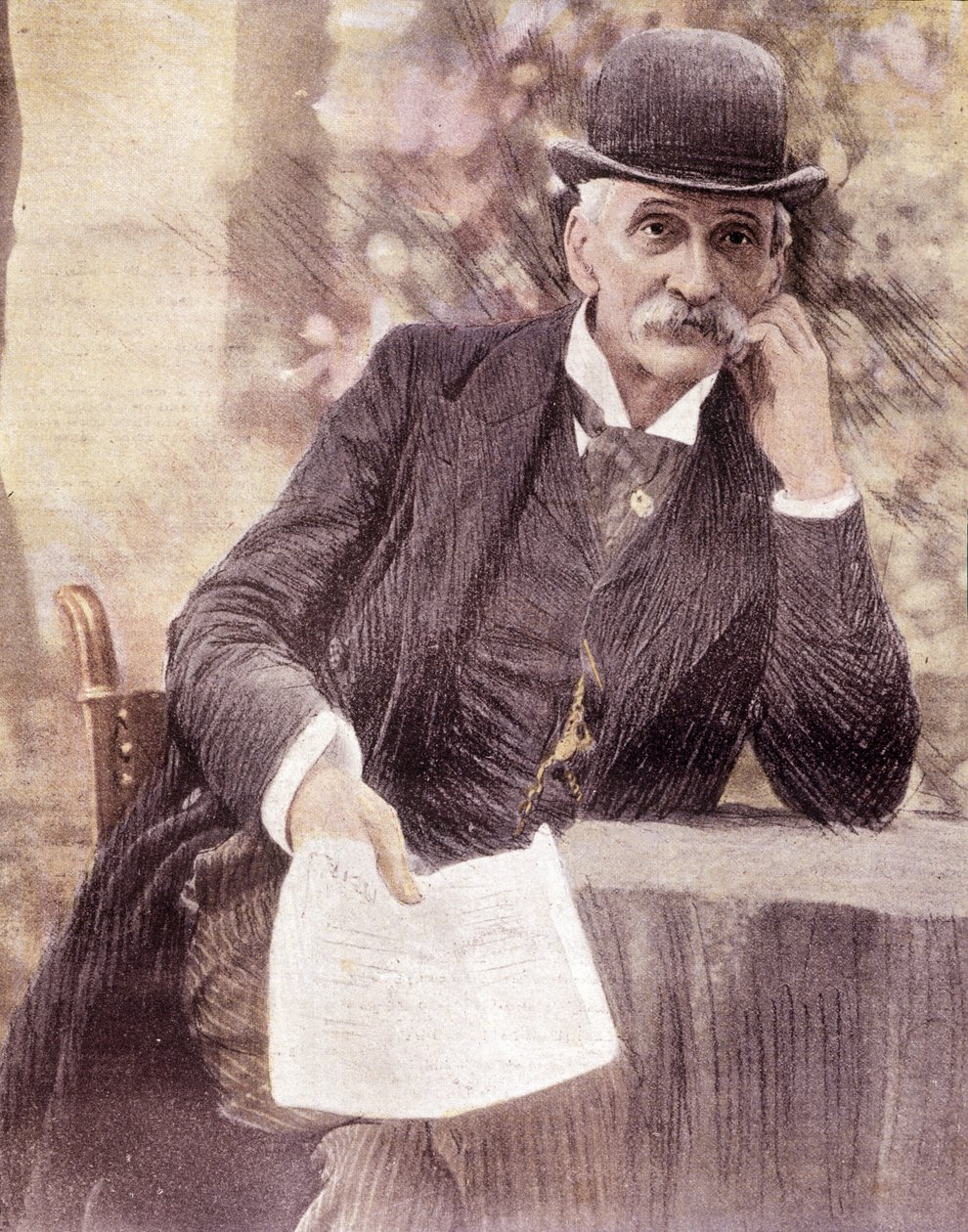 Ritratto del Presidente del Consiglio italiano Giuseppe Zanardelli (1826-1903). da Artist Unknown