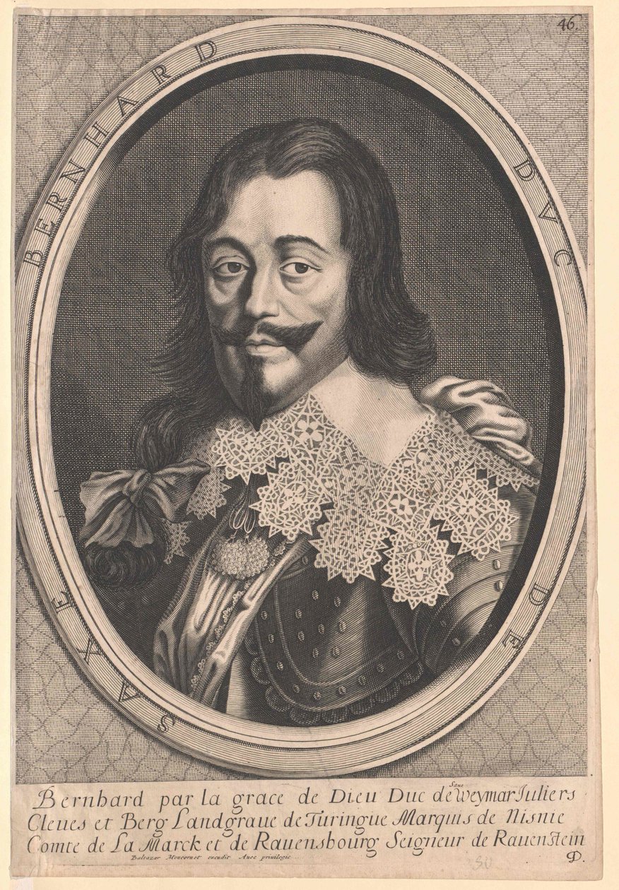 Principe della Casa di Sassonia-Weimar Bernard da Artist Unknown