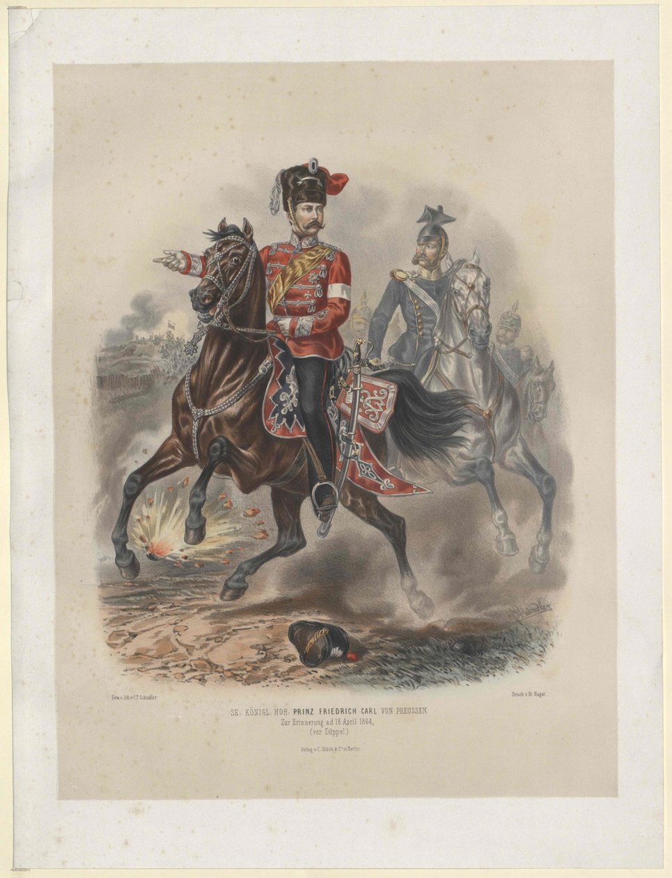 Principe di Prussia Friedrich Carl da Artist Unknown