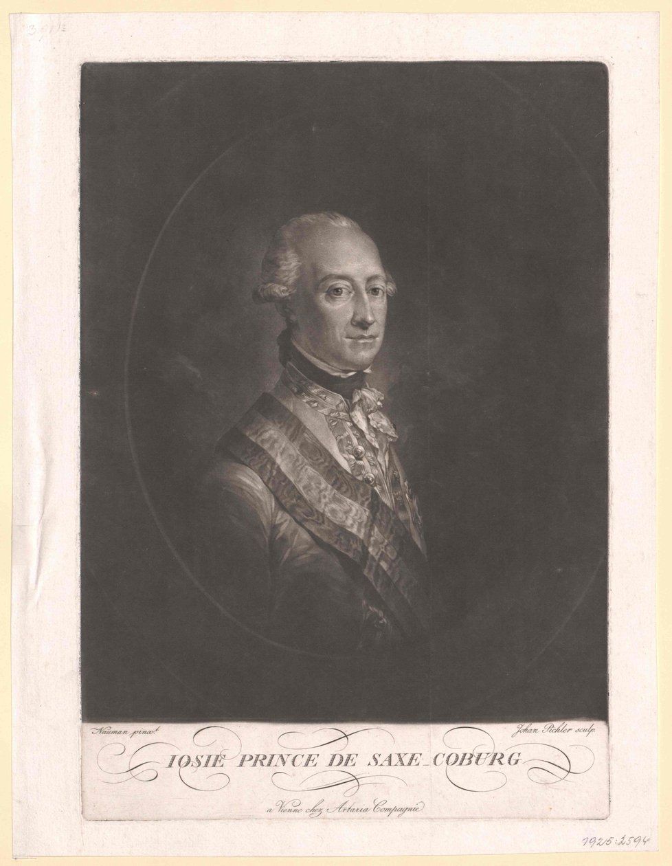 Principe di Saxe Coburg-Saalfeld Federico Josiah da Artist Unknown