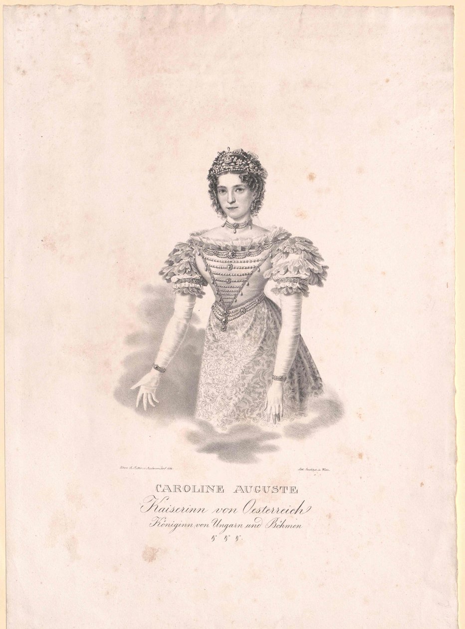 Principessa di Baviera (1792-1873) Caroline da Artist Unknown