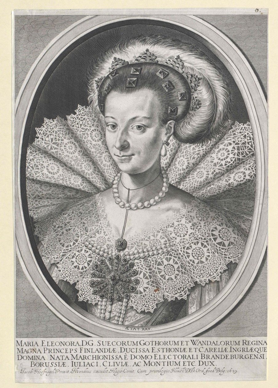 Principessa di Brandeburgo Maria Eleonora da Artist Unknown