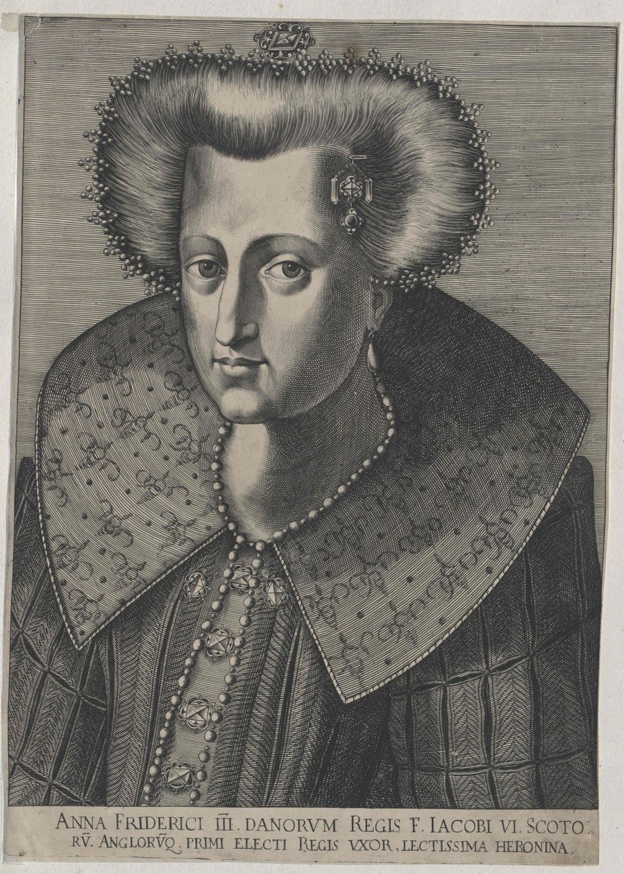 Principessa di Danimarca Anna da Artist Unknown