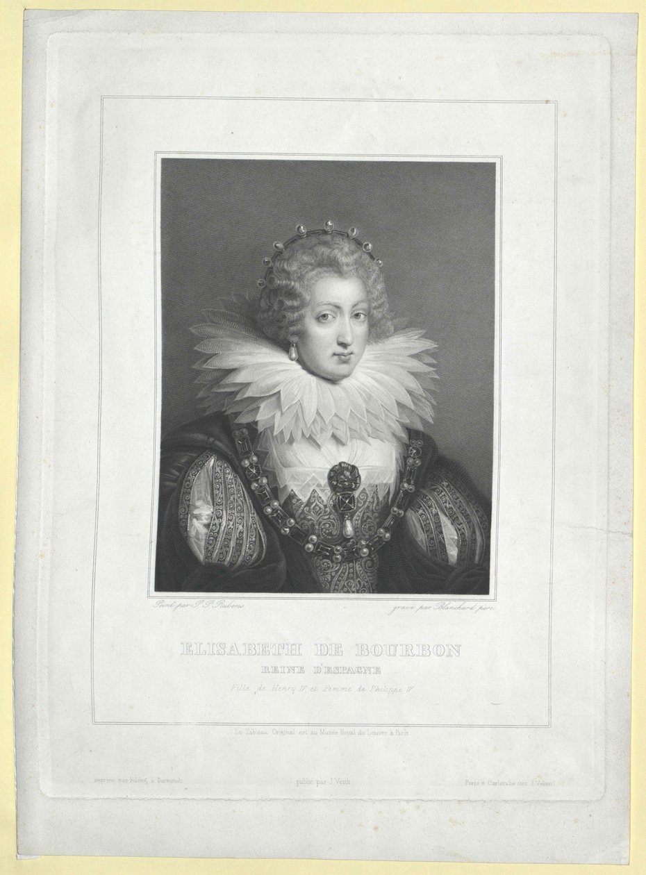 Principessa di Francia Elisabetta da Artist Unknown