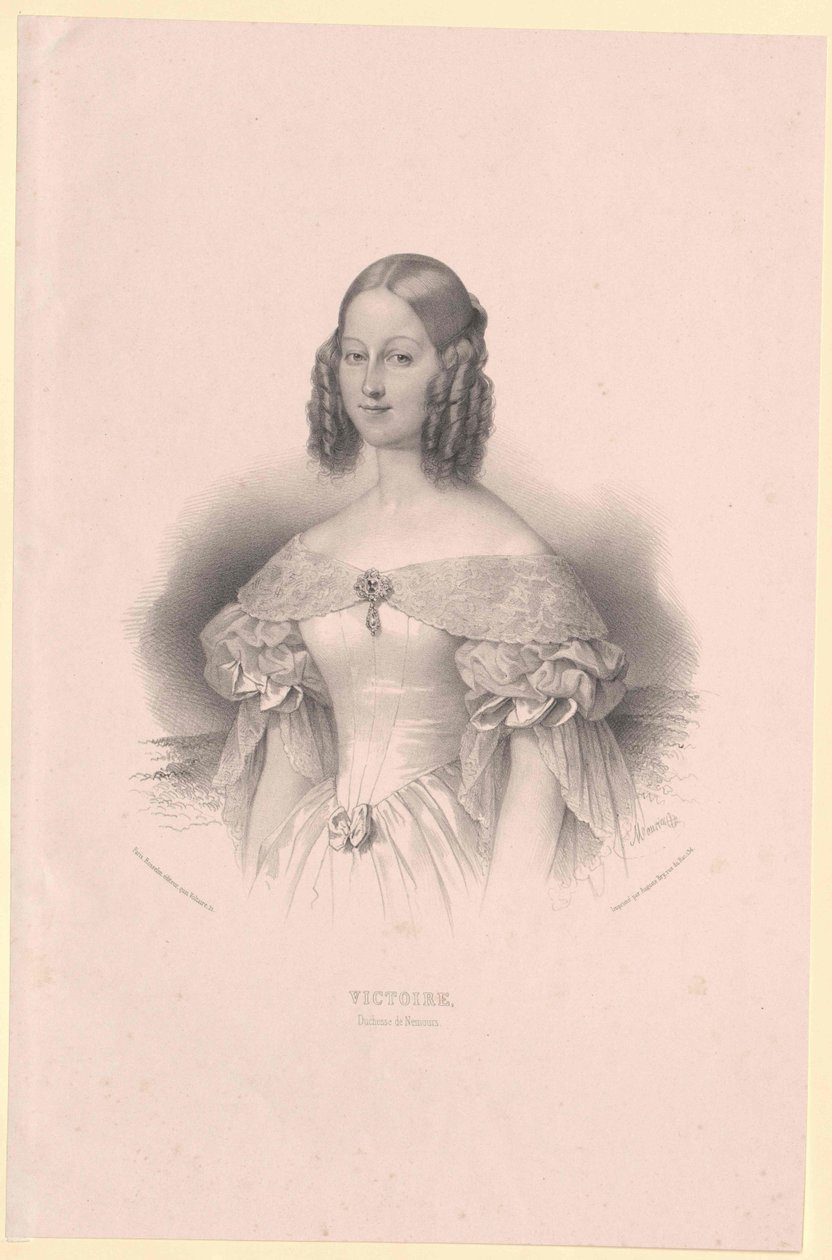 Principessa di Sassonia-Coburgo-Gotha Vittoria da Artist Unknown