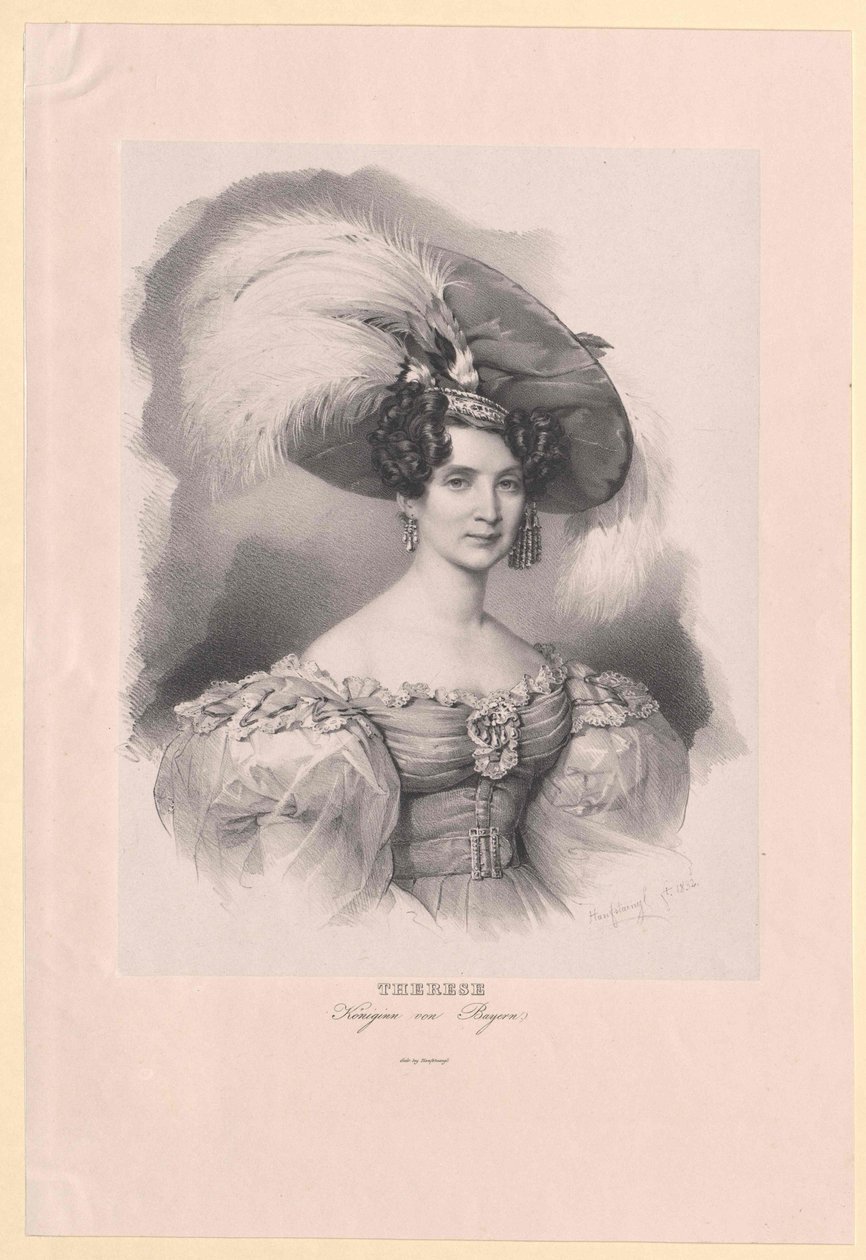 Principessa di Saxe-Hildburghausen (1792-1854) Therese da Artist Unknown