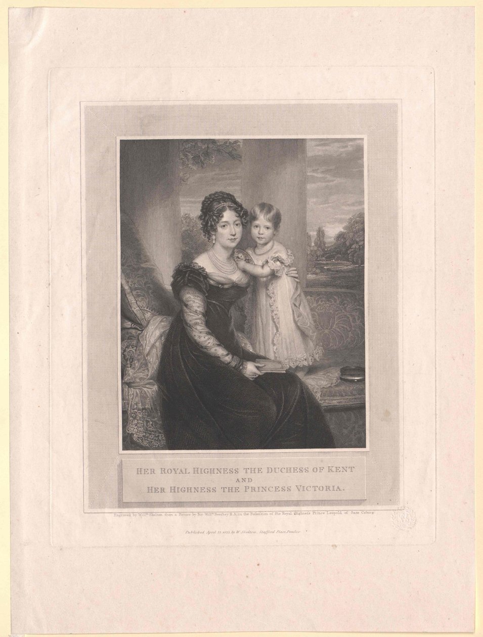 Principessa di Saxe Coburg-Saalfeld Vittoria da Artist Unknown