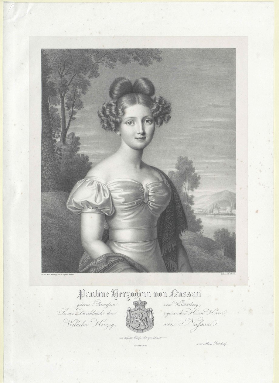 Principessa di Wuerttemberg Paolina da Artist Unknown