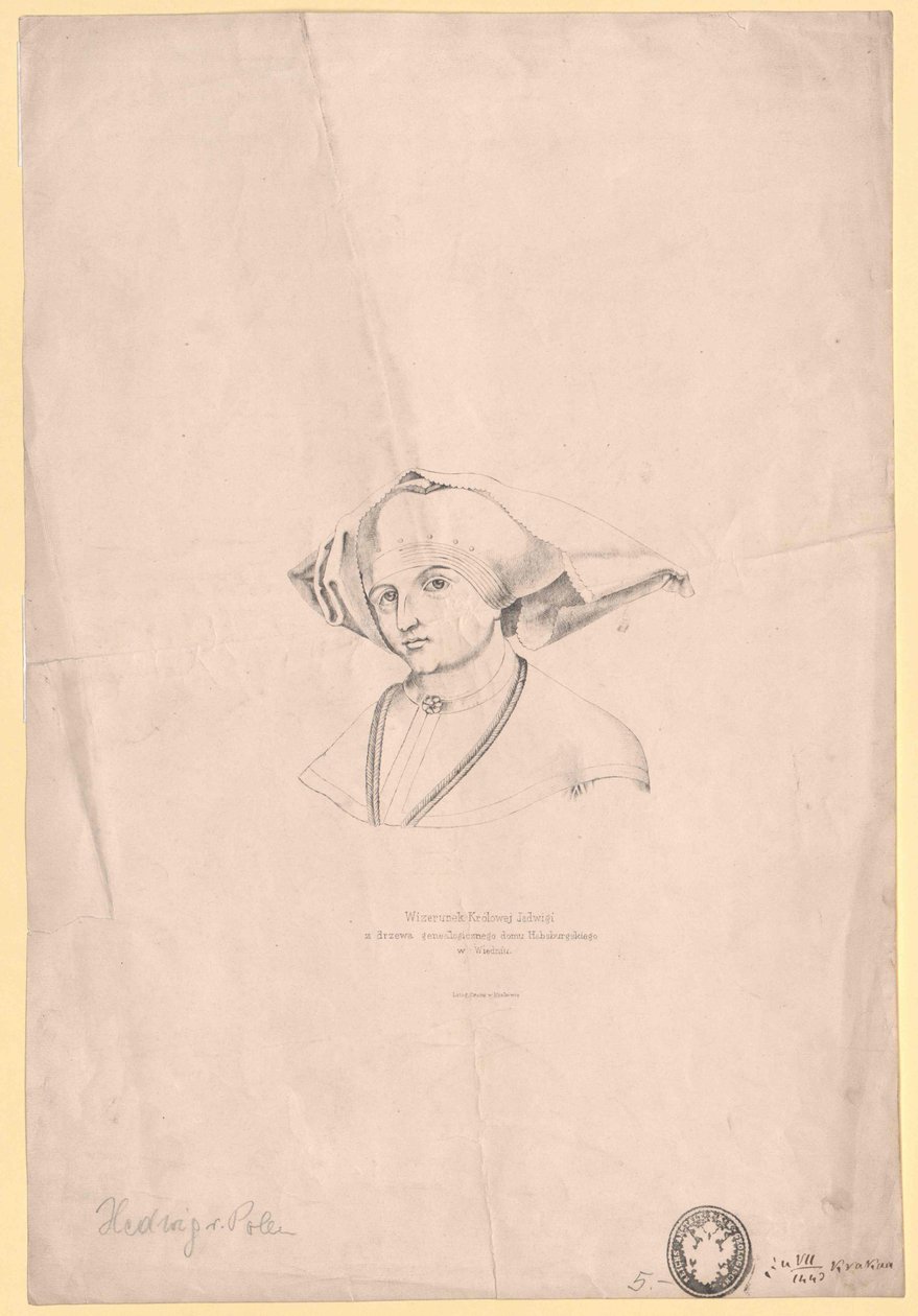 Regina di Polonia Jadwiga da Artist Unknown