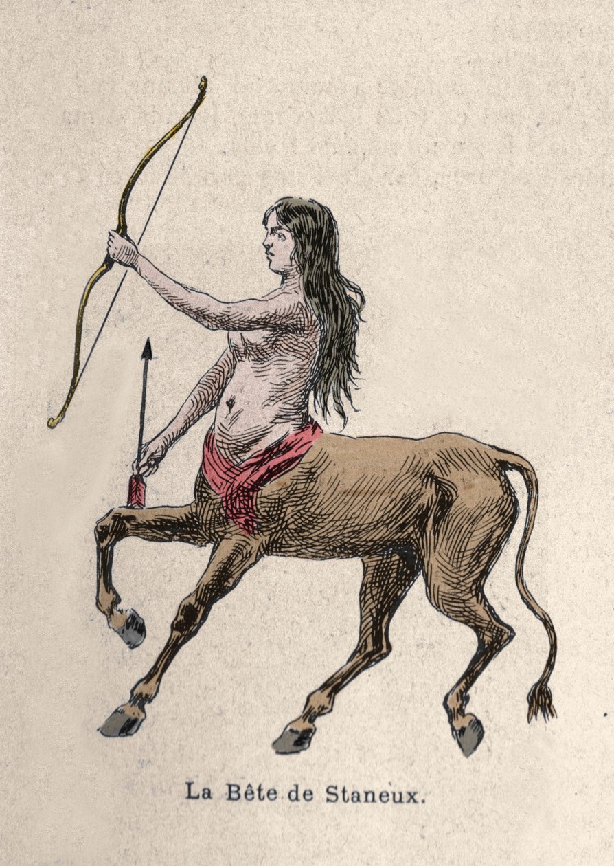 Rappresentazione della Bete di Staneux Illustrazione da Artist Unknown