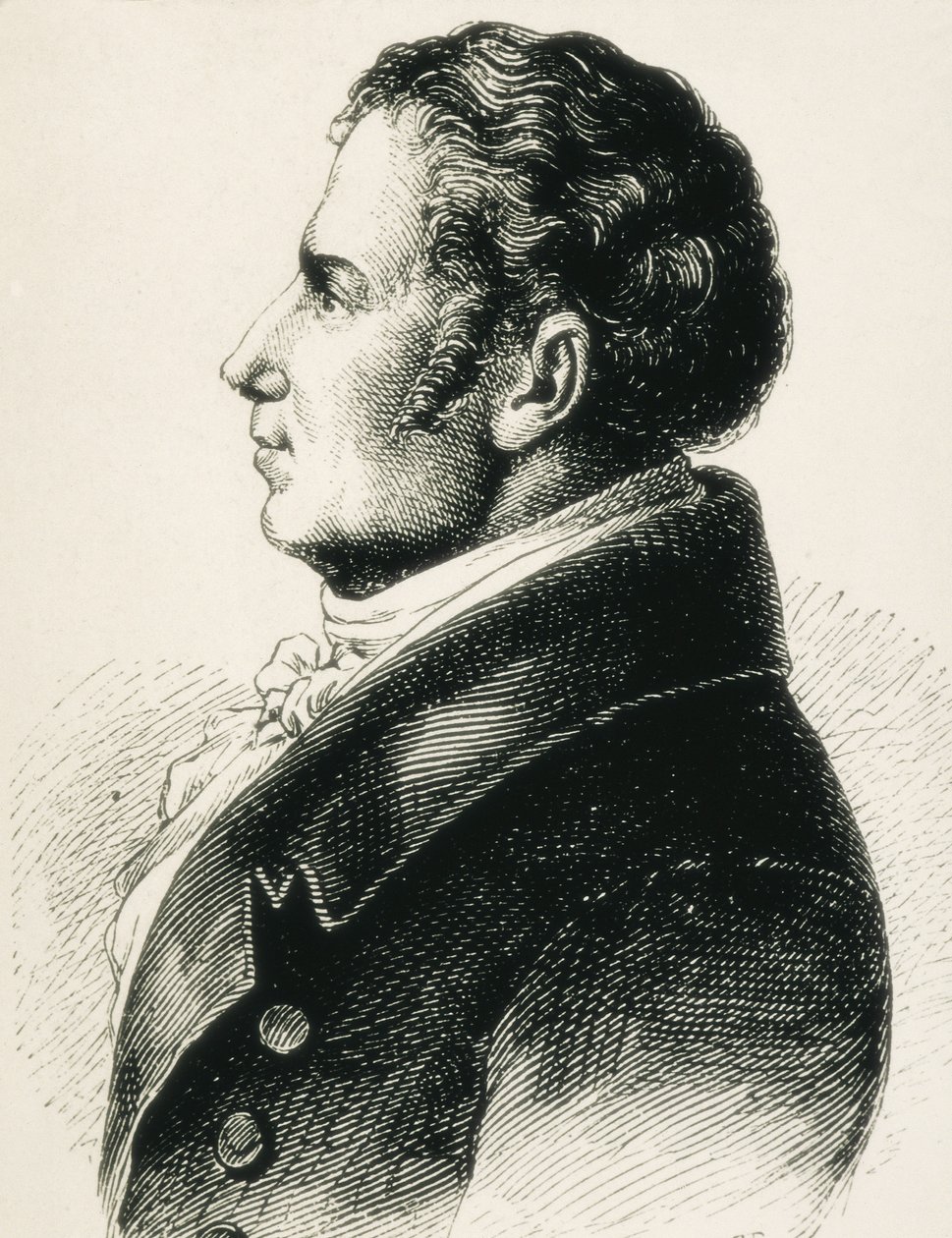 SCHLEGEL, August Wilhelm von (1767-1845). Teorico tedesco del Romanticismo da Artist Unknown
