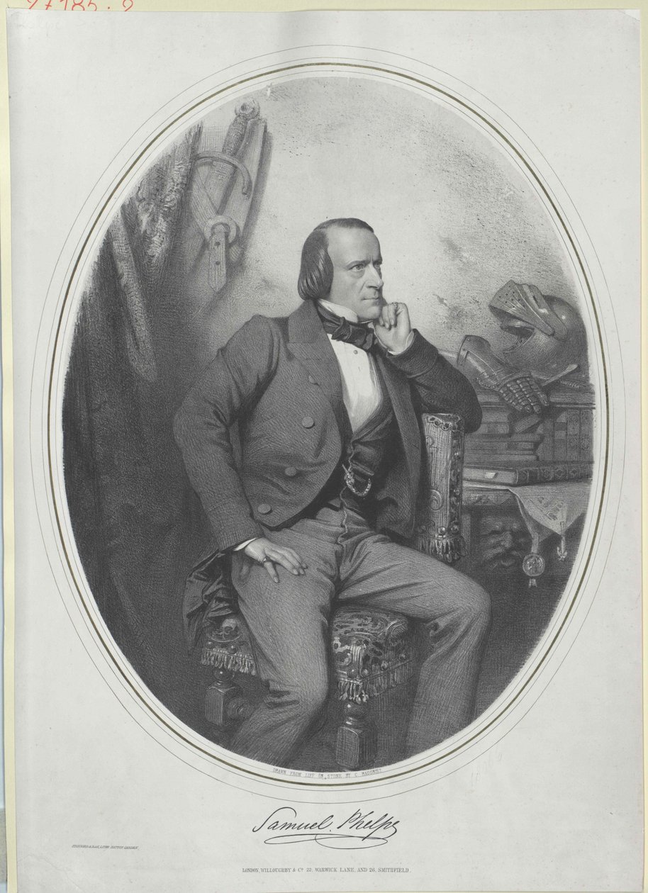 Samuel Phelps da Artist Unknown