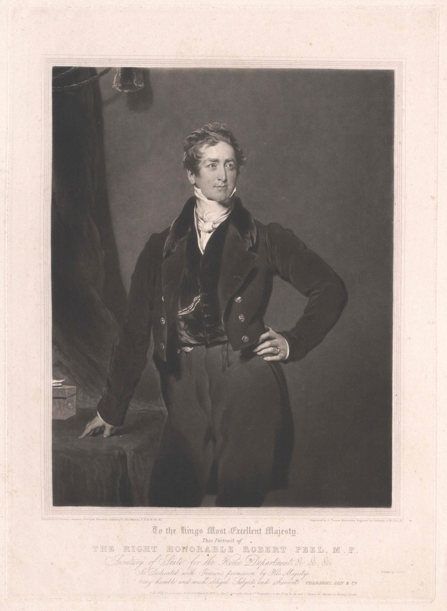 Sir Robert Peel da Artist Unknown