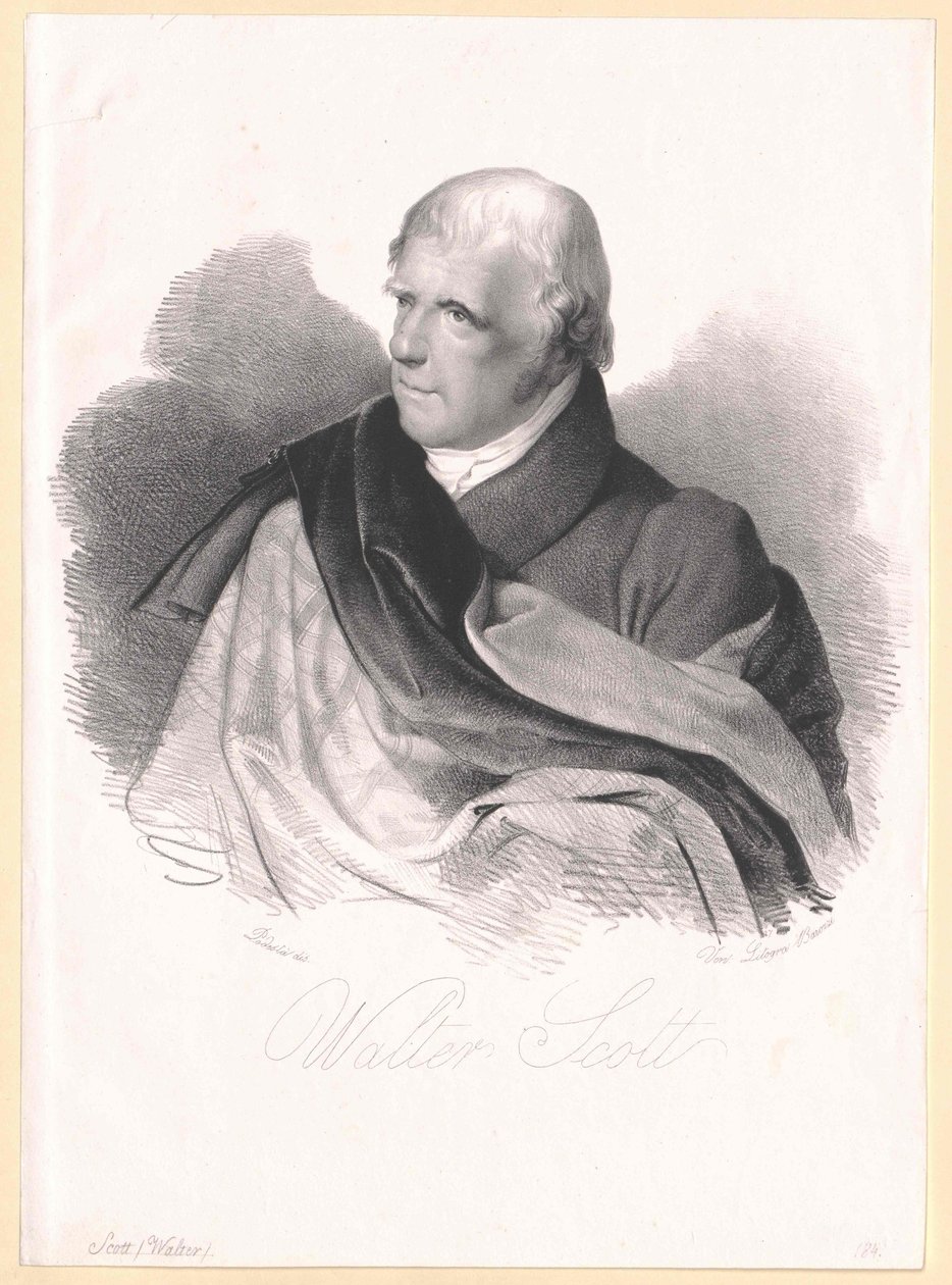 Sir Walter Scott da Artist Unknown