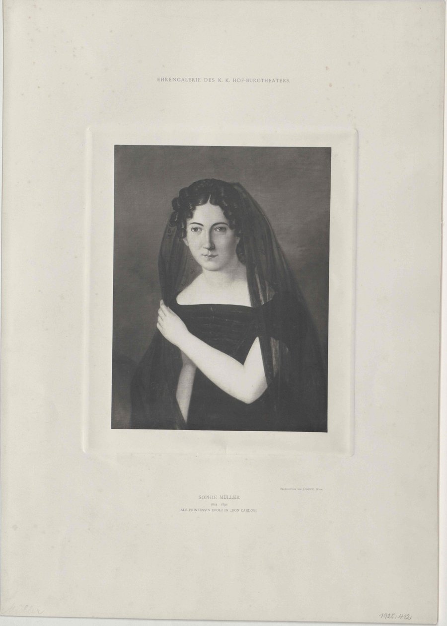 Sophie Mueller (stampa) da Artist Unknown
