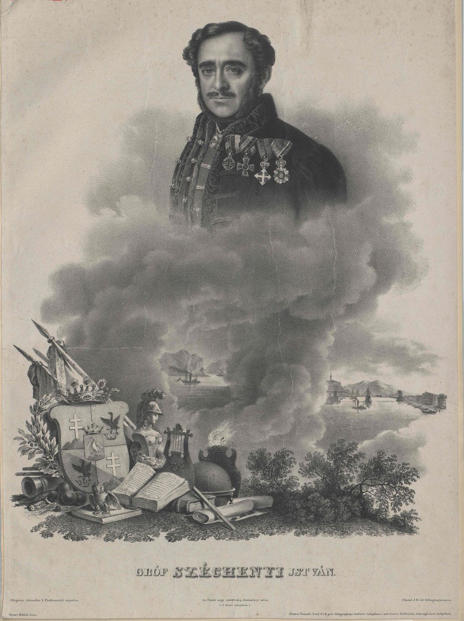 Conte Stefano Széchenyi e Felsoe-Vidék da Artist Unknown