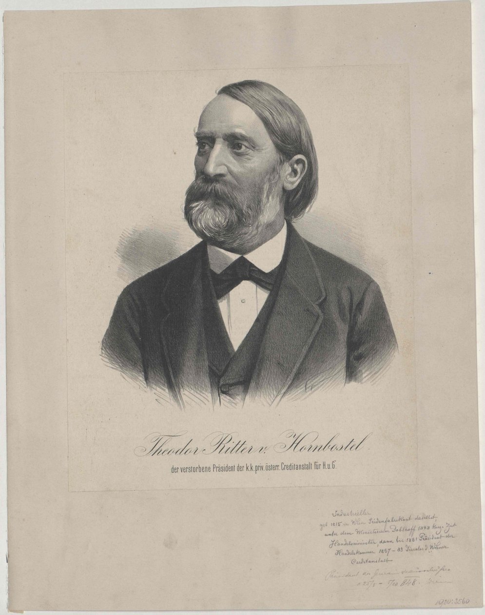 Theodor Ritter Hornbostel da Artist Unknown