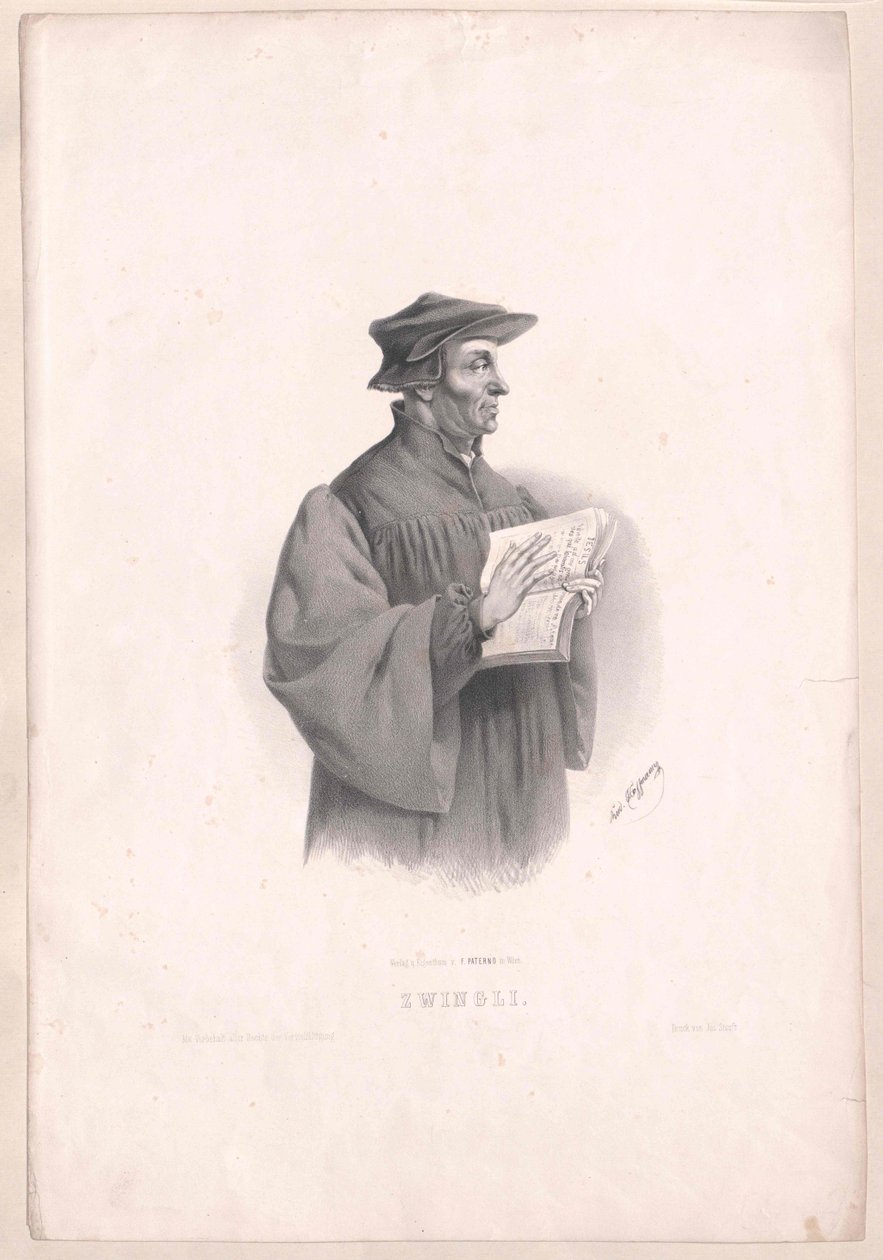 Ulrich Zwingli da Artist Unknown